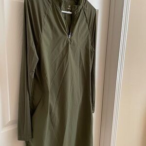 Hurley Olive Green Long Sleeve dress